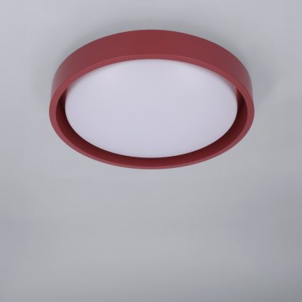 Brilagi - LED griestu lampa MATTEO LED/24W/230V Ø 31 cm sarkana