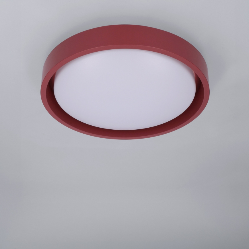 Brilagi - LED griestu lampa MATTEO LED/24W/230V Ø 31 cm sarkana