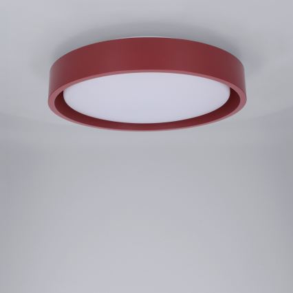 Brilagi - LED griestu lampa MATTEO LED/24W/230V Ø 31 cm sarkana