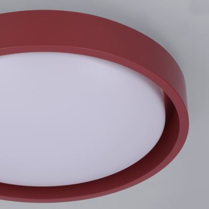 Brilagi - LED griestu lampa MATTEO LED/24W/230V Ø 31 cm sarkana