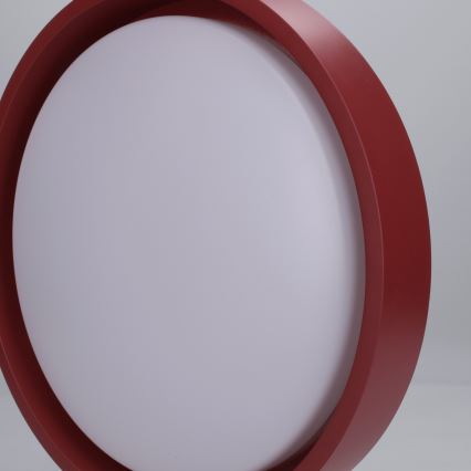 Brilagi - LED griestu lampa MATTEO LED/24W/230V Ø 31 cm sarkana