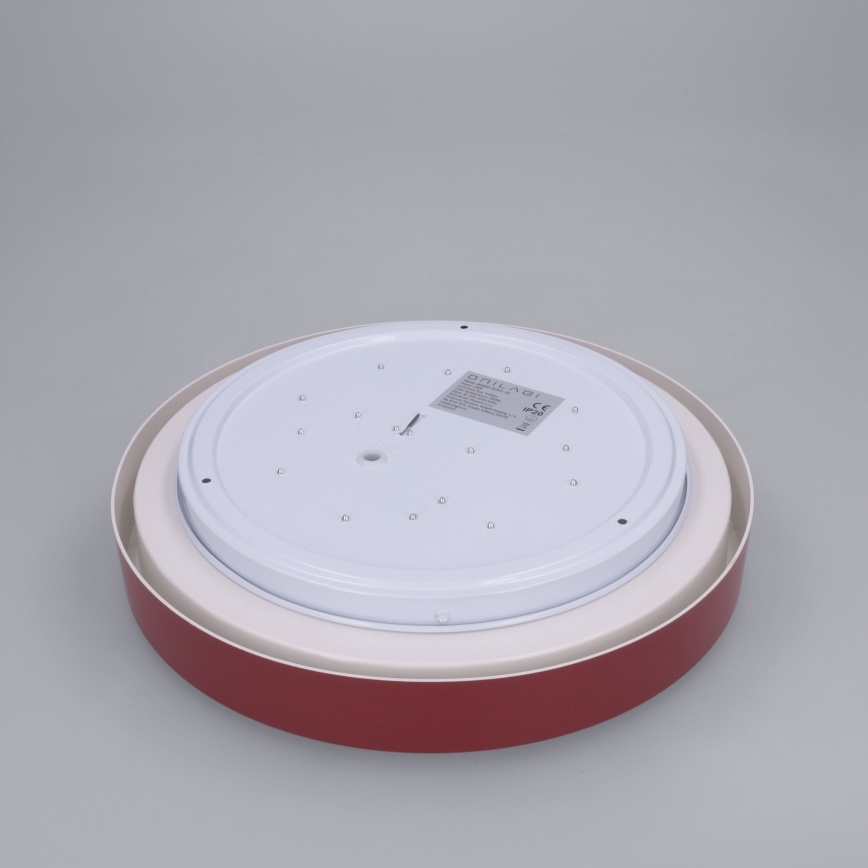 Brilagi - LED griestu lampa MATTEO LED/24W/230V Ø 31 cm sarkana