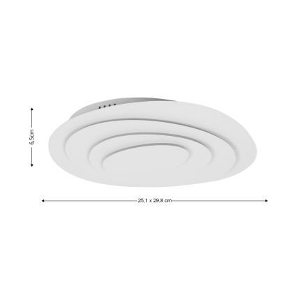 Brilagi - LED griestu gaismeklis MODERN MINI LED/28W/230V 3000/4500/6000K 29,8x25,1 cm