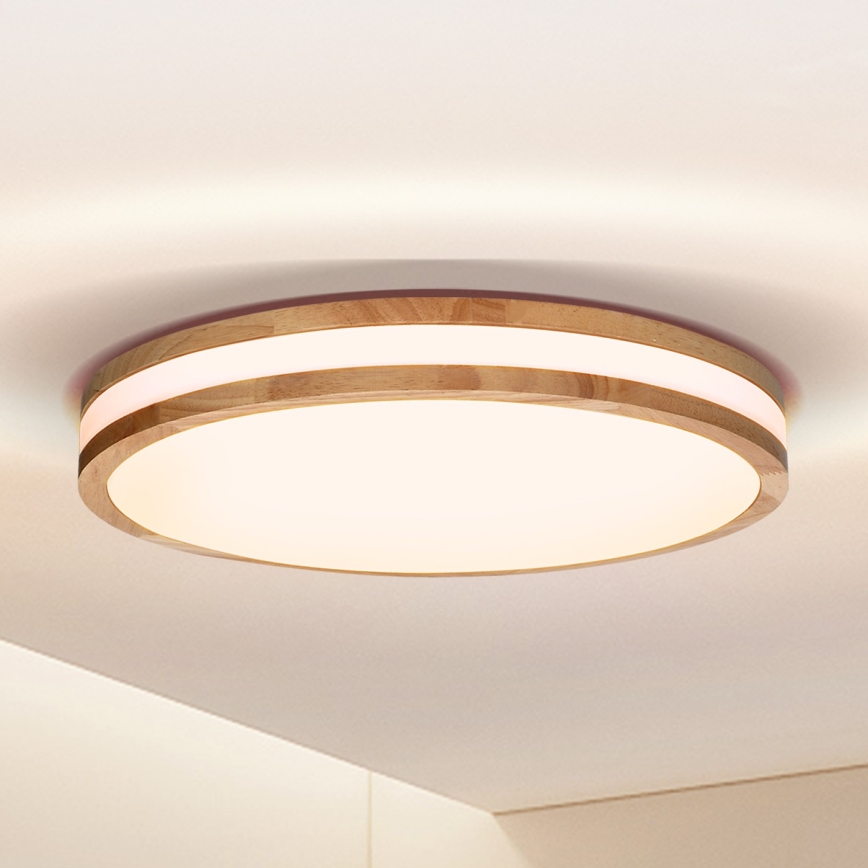 Brilagi - LED Griestu lampa MOLINA LED/24W/230V ozols d. 29 cm