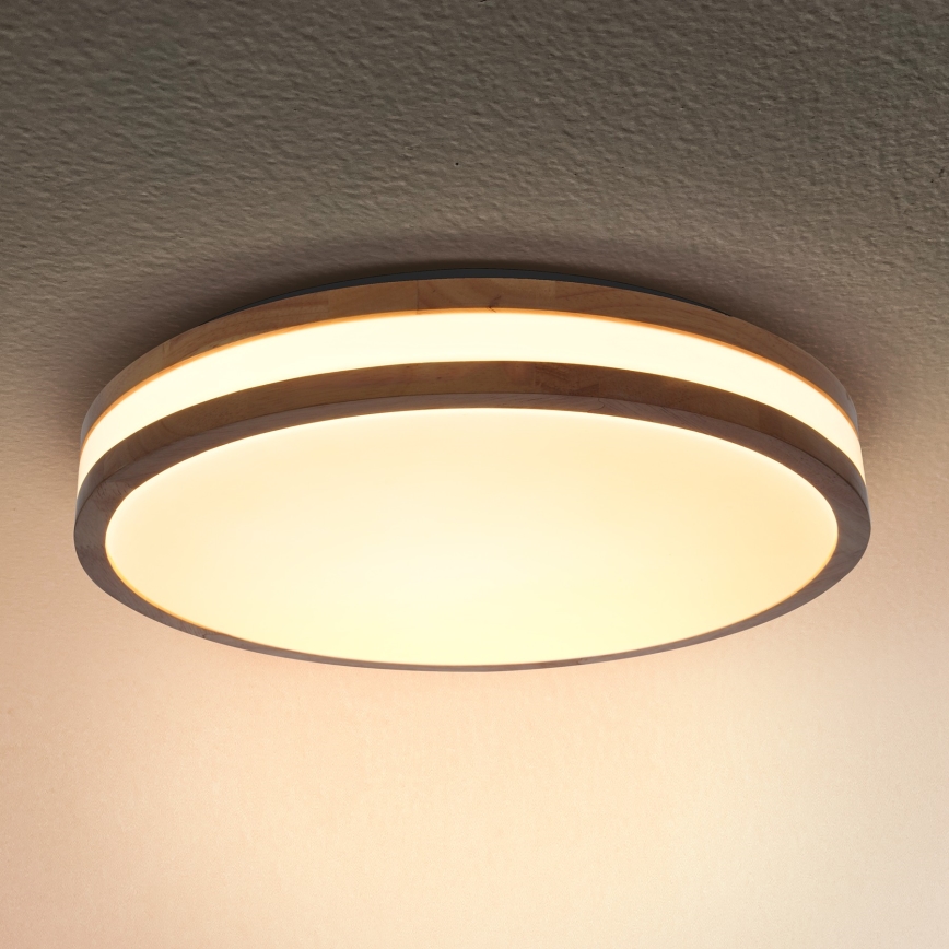 Brilagi - LED Griestu lampa MOLINA LED/24W/230V ozols d. 29 cm