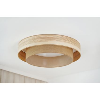 Brilagi - LED Griestu lampa MONTANA BOHO LED/26W/230V d. 60 cm brūna