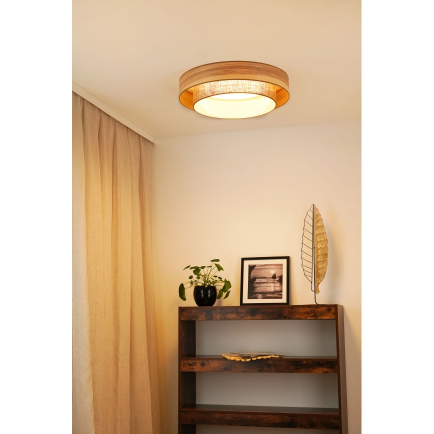 Brilagi - LED Griestu lampa MONTANA BOHO LED/26W/230V d. 60 cm brūna