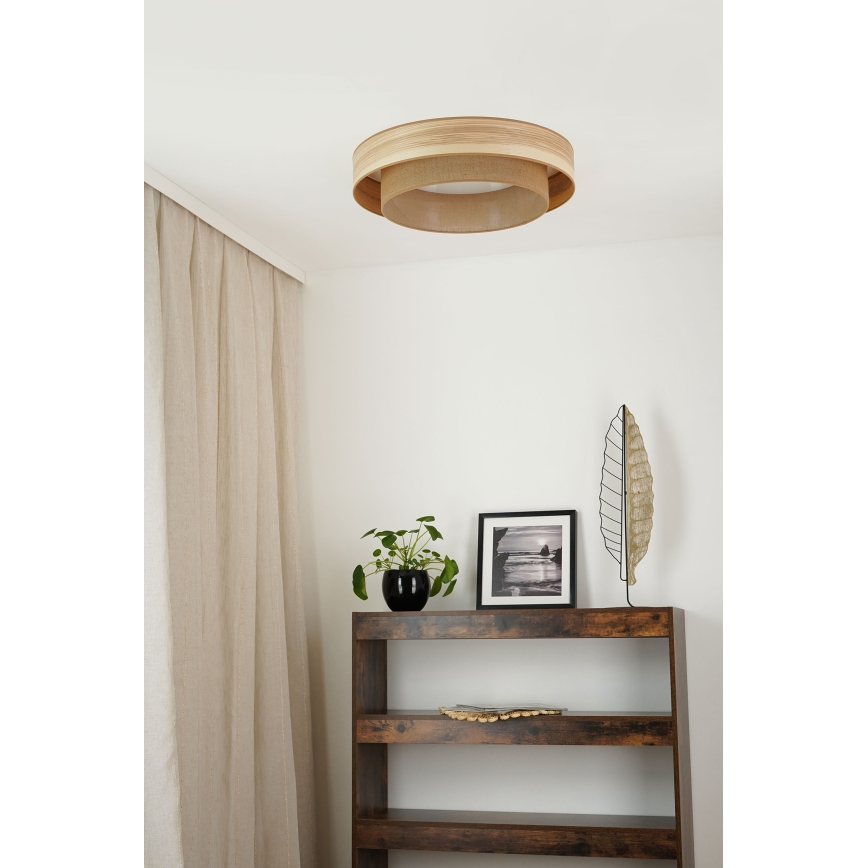 Brilagi - LED Griestu lampa MONTANA BOHO LED/26W/230V d. 60 cm brūna