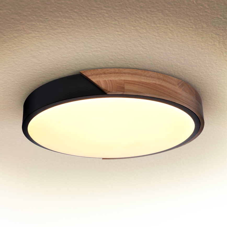 Brilagi - LED Griestu lampa PILANA LED/24W/230V ozols d. 30 cm