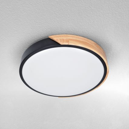 Brilagi - LED Griestu lampa PILANA LED/24W/230V ozols d. 30 cm