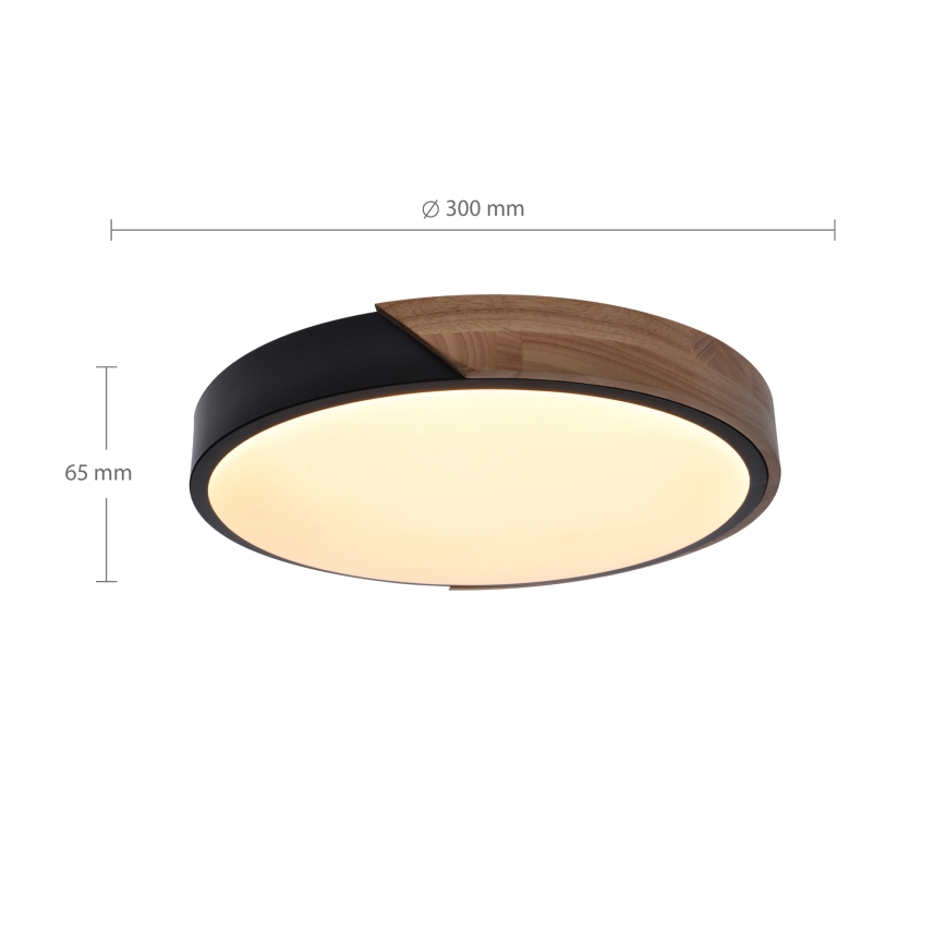 Brilagi - LED Griestu lampa PILANA LED/24W/230V ozols d. 30 cm