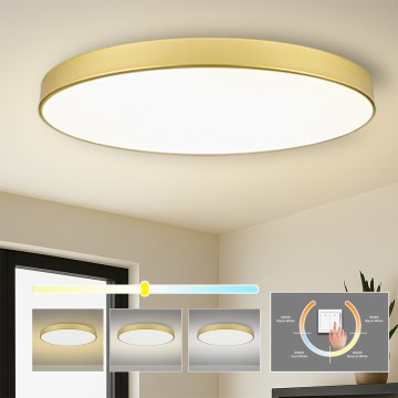 Brilagi - LED griestu lampa POOL LED/180W/230V 3000/4000/6000K diam. 120 cm zelta