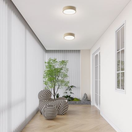Brilagi - LED griestu gaismeklis POOL LED/18W/230V 3000/4000/6000K Ø 20 cm, bēšs