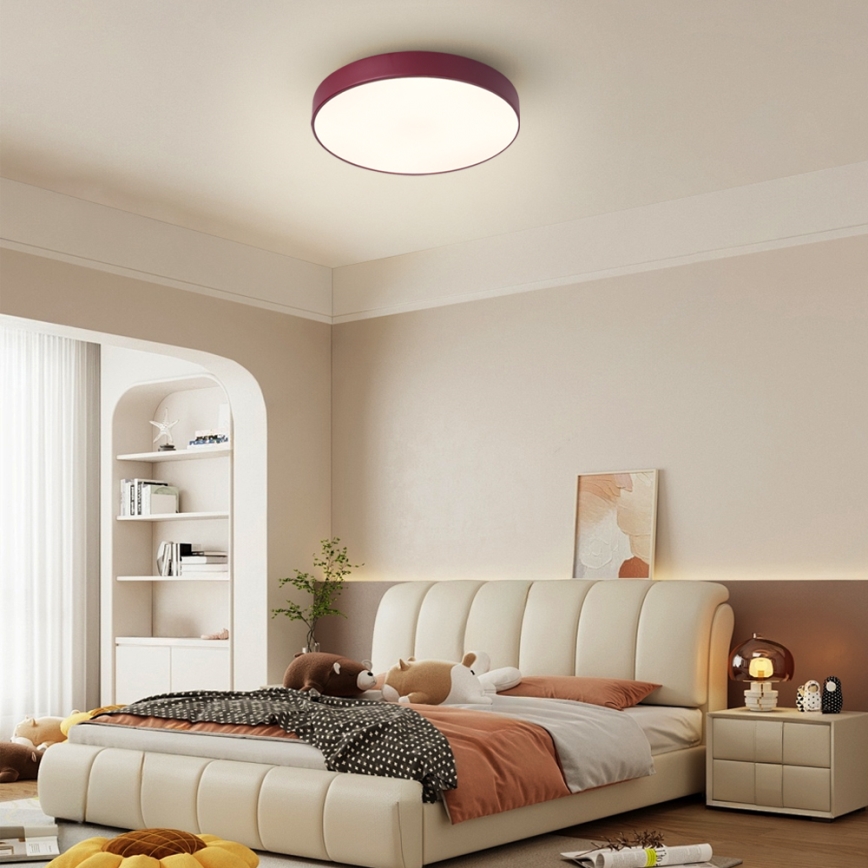 Brilagi - LED griestu gaismeklis POOL LED/36W/230V 3000/4000/6000K Ø 30 cm bordo