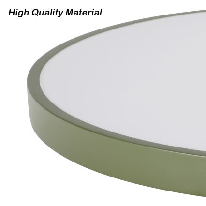 Brilagi - LED griestu lampa POOL LED/36W/230V 3000/4000/6000K Ø 30 cm zaļa