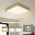 Brilagi - LED griestu lampa POOL LED/36W/230V 3000/4000/6000K 40x40 cm zelta krāsā