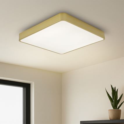Brilagi - LED griestu lampa POOL LED/36W/230V 3000/4000/6000K 40x40 cm zelta krāsā