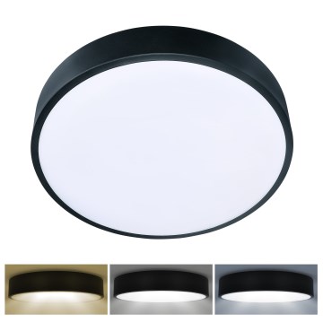 Brilagi - LED griestu lampa POOL LED/36W/230V 3000/4000/6000K Ø 30 cm melna