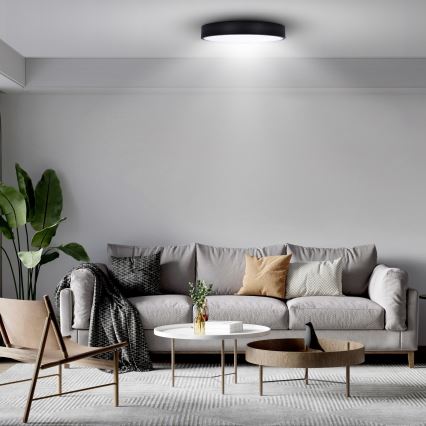 Brilagi - LED griestu lampa POOL LED/36W/230V 3000/4500/6000K Ø 30 cm melna