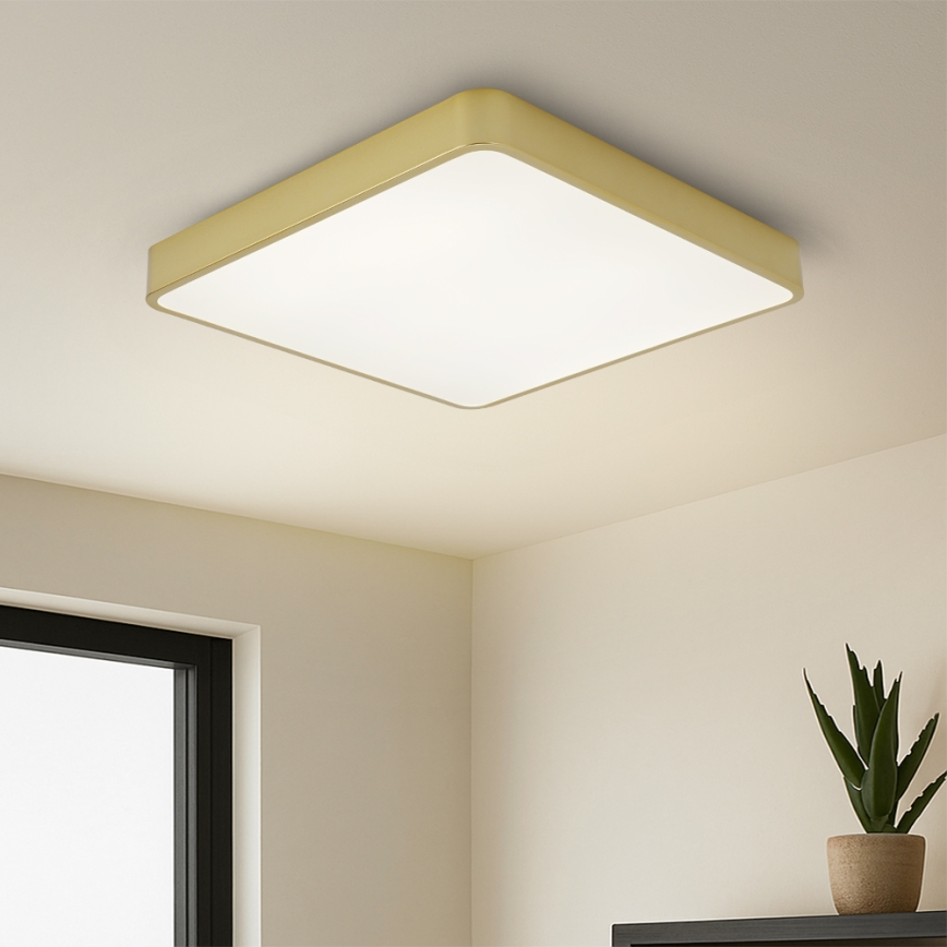 Brilagi - LED griestu lampa POOL LED/48W/230V 3000/4000/6000K 50x50 cm zelta