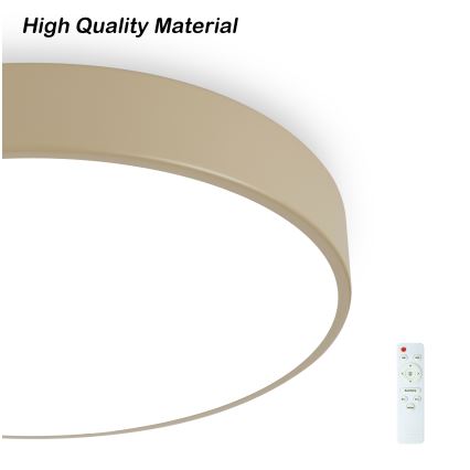 Brilagi - LED dimmējama griestu lampa POOL LED/48W/230V 3000-6000K, 40 cm, bēša + tālvadības pults