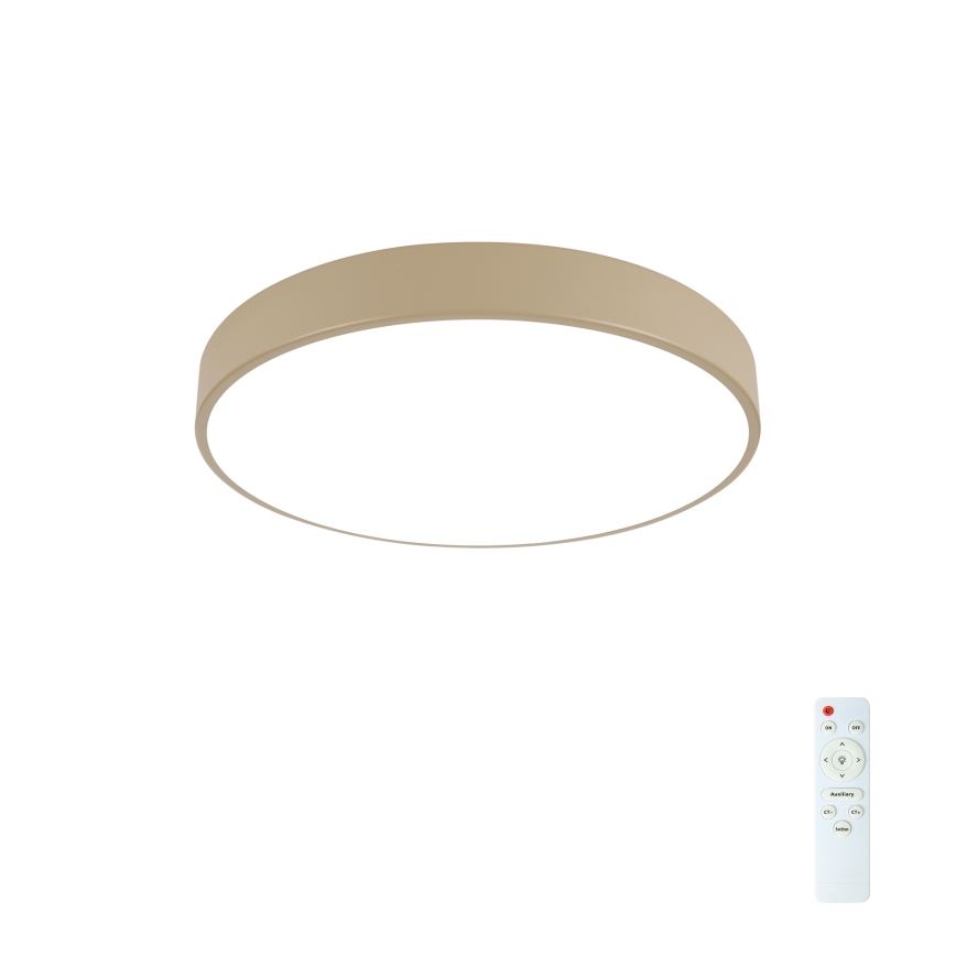 Brilagi - LED dimmējama griestu lampa POOL LED/48W/230V 3000-6000K, 40 cm, bēša + tālvadības pults