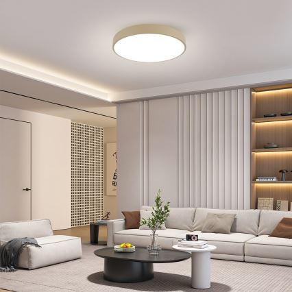 Brilagi - LED griestu gaismeklis POOL LED/60W/230V 3000/4000/6000K Ø 60 cm bēšs