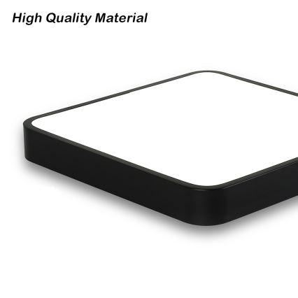 Brilagi - LED griestu lampa POOL SQUARE LED/36W/230V 3000/4500/6000K 40x40 cm melna