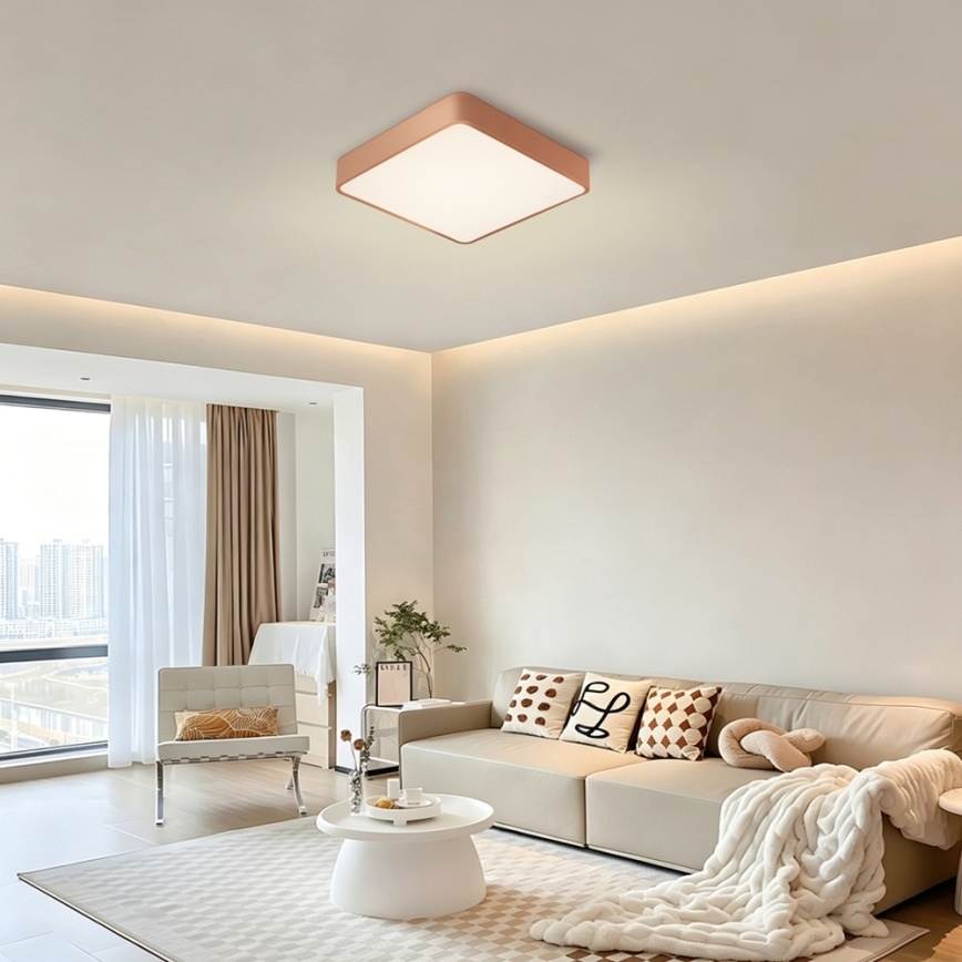 BRILAGI - LED griestu gaismeklis POOL SQUARE LED/48W/230V 3000/4000/6000K 50x50 cm bronzas krāsā