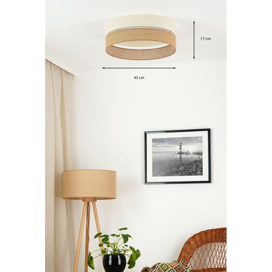 Brilagi - LED Griestu lampa ROYAL YUTE LED/24W/230V d. 45 cm bēša/krēmkrāsa