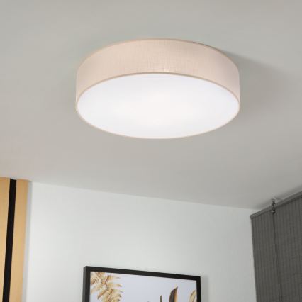 BRILAGI - LED griestu lampa SIRIJA 4xE27/15W/230V diametrs 60 cm bēša