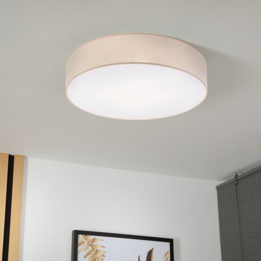 BRILAGI - LED griestu lampa SIRIJA 4xE27/15W/230V diametrs 60 cm bēša