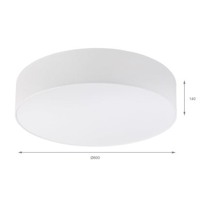 Brilagi - LED griestu lampa SIRIJA 4xE27/60W/230V Ø 60 cm balta