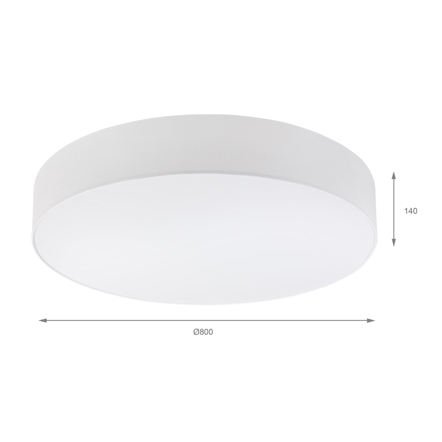 Brilagi - LED griestu lampa SIRIJA 6xE27/60W/230V Ø 80 cm balta