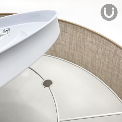 Brilagi - LED griestu lampa SIRIJA 6xE27/60W/230V Ø 80 cm bēša