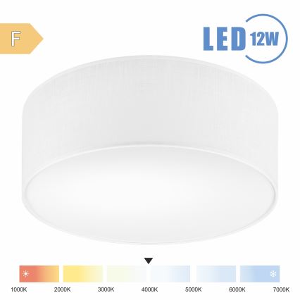Brilagi - LED Griestu lampa SIRIJA LED/12W/230V d. 35 cm balta