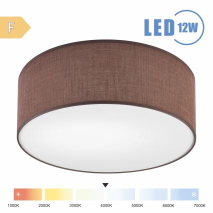 Brilagi - LED Griestu lampa SIRIJA LED/12W/230V d. 35 cm brūna