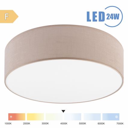 Brilagi - LED Griestu lampa SIRIJA LED/24W/230V d. 45 cm bēša