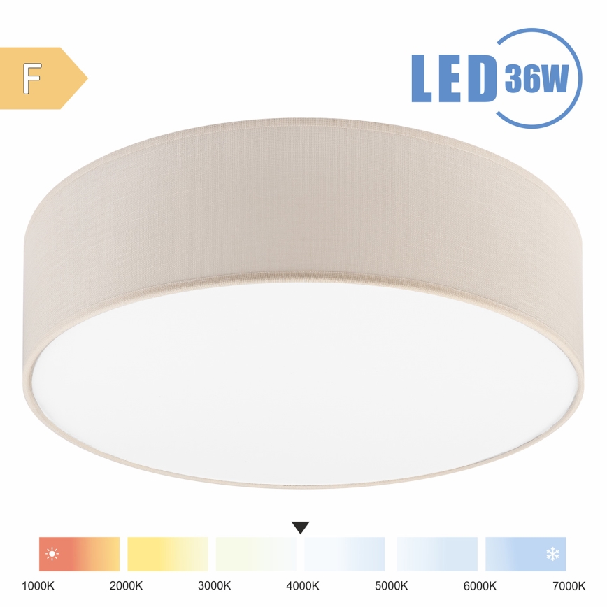 Brilagi - LED Griestu lampa SIRIJA LED/36W/230V d. 45 cm krēmkrāsa