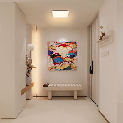 Brilagi - LED Griestu lampa SLIMFRAME LED/25W/230V 30x30 cm balta