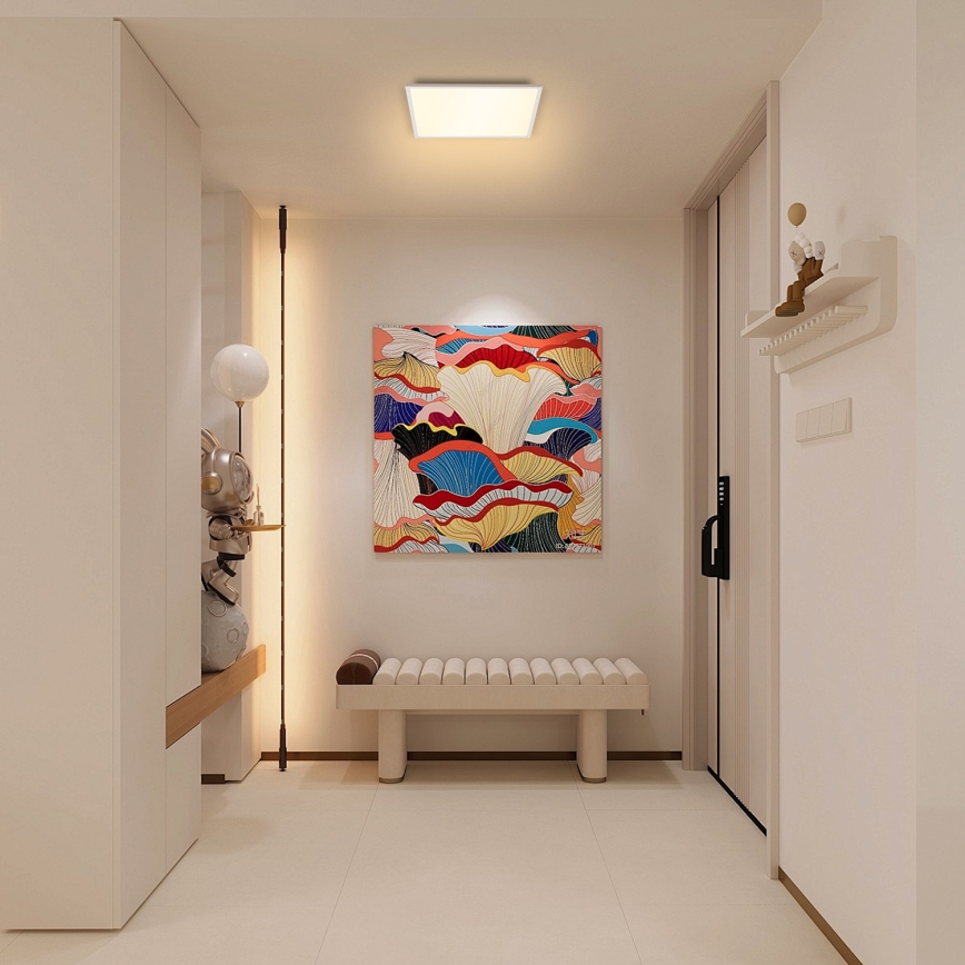 Brilagi - LED Griestu lampa SLIMFRAME LED/25W/230V 30x30 cm balta