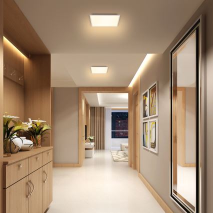 Brilagi - LED Griestu lampa SLIMFRAME LED/25W/230V 30x30 cm balta