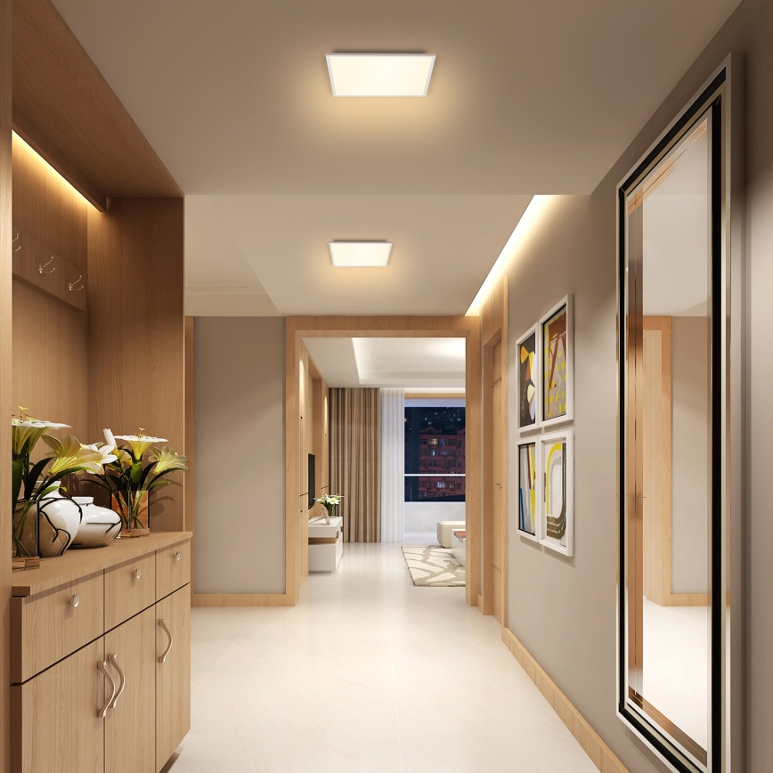 Brilagi - LED Griestu lampa SLIMFRAME LED/25W/230V 30x30 cm balta
