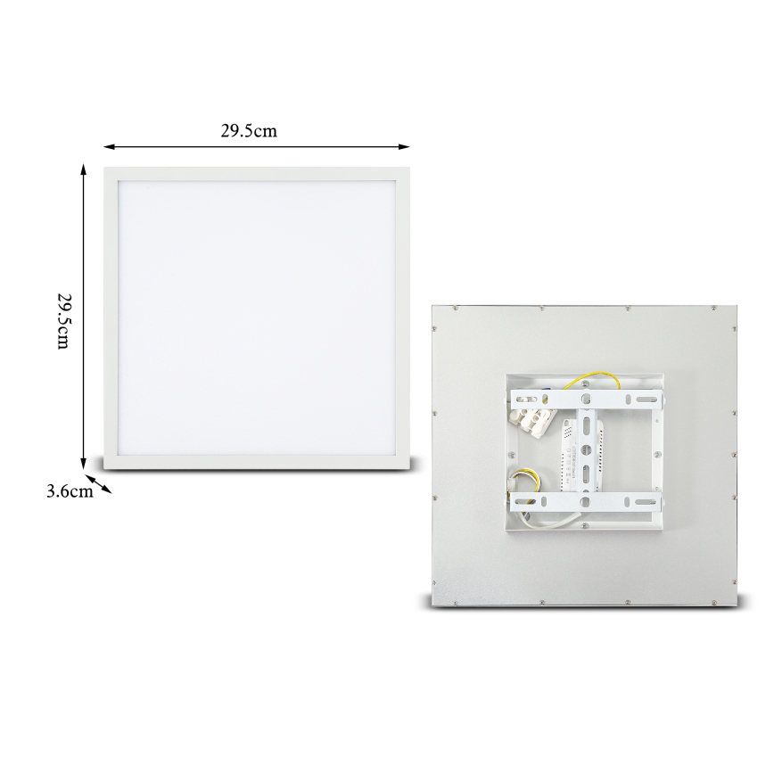 Brilagi - LED Griestu lampa SLIMFRAME LED/25W/230V 30x30 cm balta