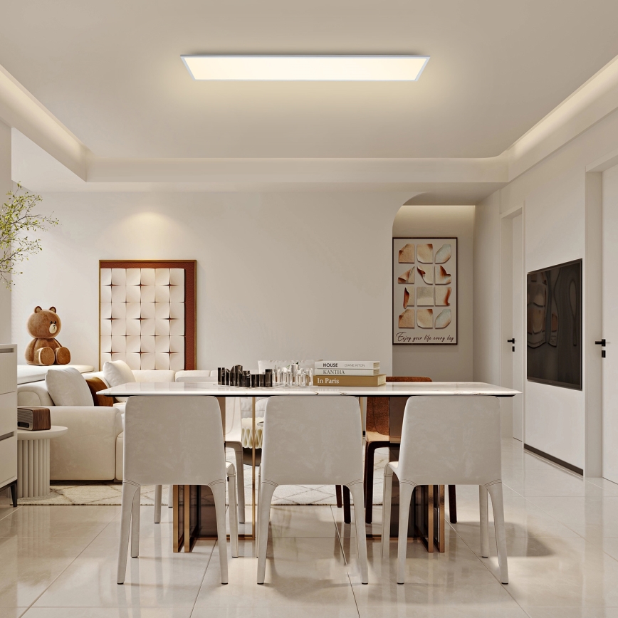 Brilagi - LED Griestu lampa SLIMFRAME LED/58W/230V 120x30 cm balta