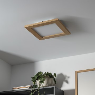 Brilagi - LED Griestu lampa SLIMFRAME WOOD LED/25W/230V 34x34 cm brūna