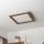 Brilagi - LED Griestu lampa SLIMFRAME WOOD LED/36W/230V 49,5x49,5 cm brūna