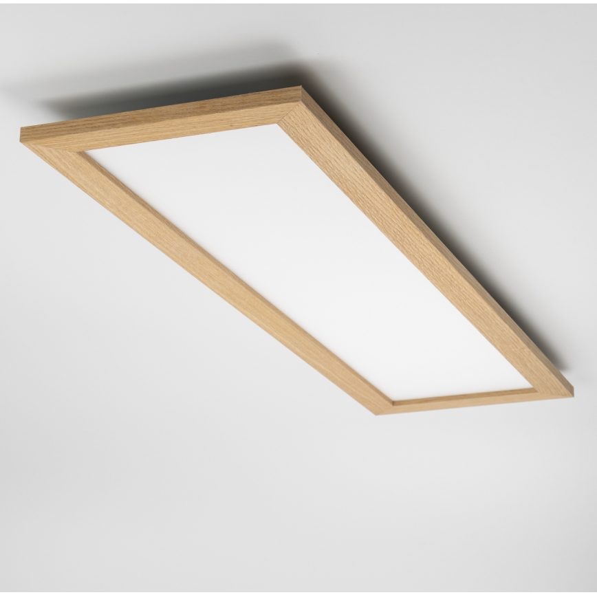 Brilagi - LED Griestu lampa SLIMFRAME WOOD LED/58W/230V 124x34 cm brūna