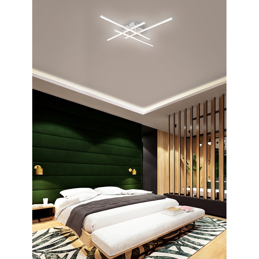 Brilagi - LED Griestu lampa STRIPES LED/37W/230V balta