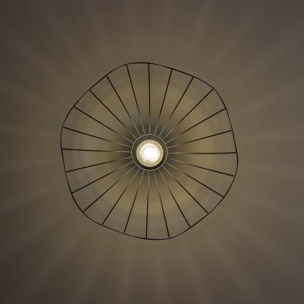 Brilagi - LED griestu lampa uz troses CERIA WIRE 1xE27/40W/230V Ø 60 cm melna
